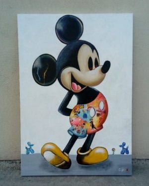 mickey mouse basquiat