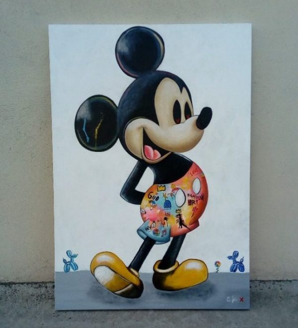mickey mouse basquiat